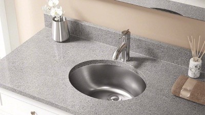 浴室水槽除了陶瓷材质，还可以使用不锈钢水盆！